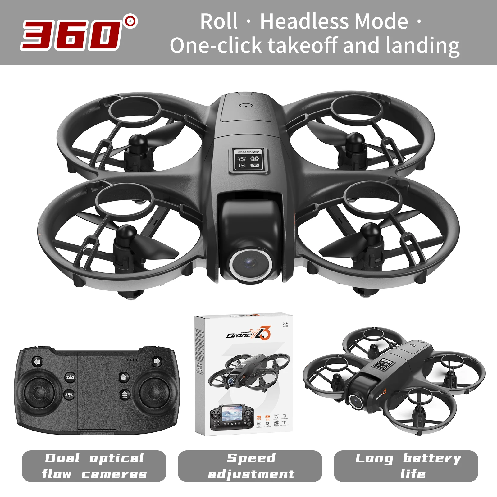 New YL3 RC Drone 8K 1080P Wide - Drone Kit Professional のレビューと価格