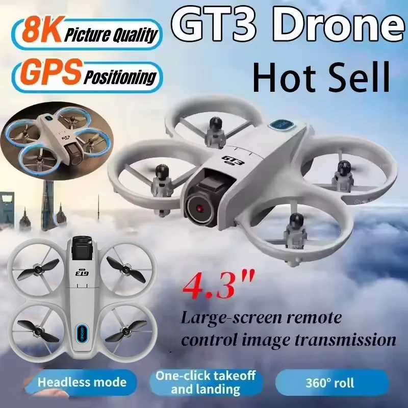 GT3 Drone 8K HD Dual Cameras G - Drone Kit Professional のレビューと価格