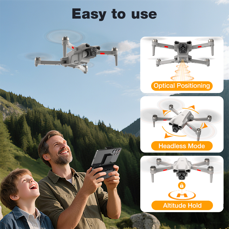NEW Hot L017 Pro Drone Brushle - Drone Kit Professional のレビューと価格